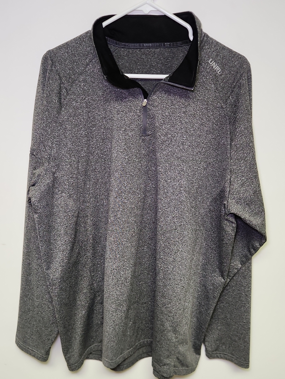 Unbranded Men's Heather Grey Quarter-Zip Pullover